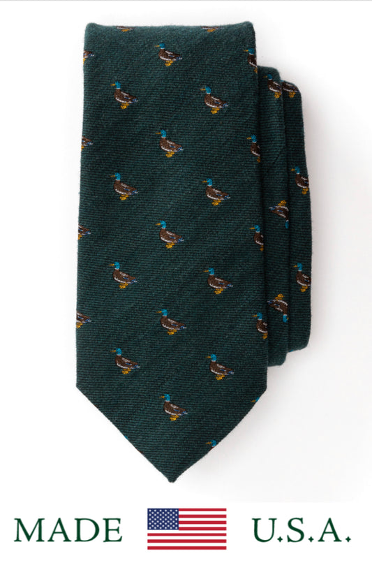 Mallard Duck Tie