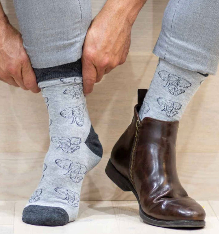 Elephant Face Socks