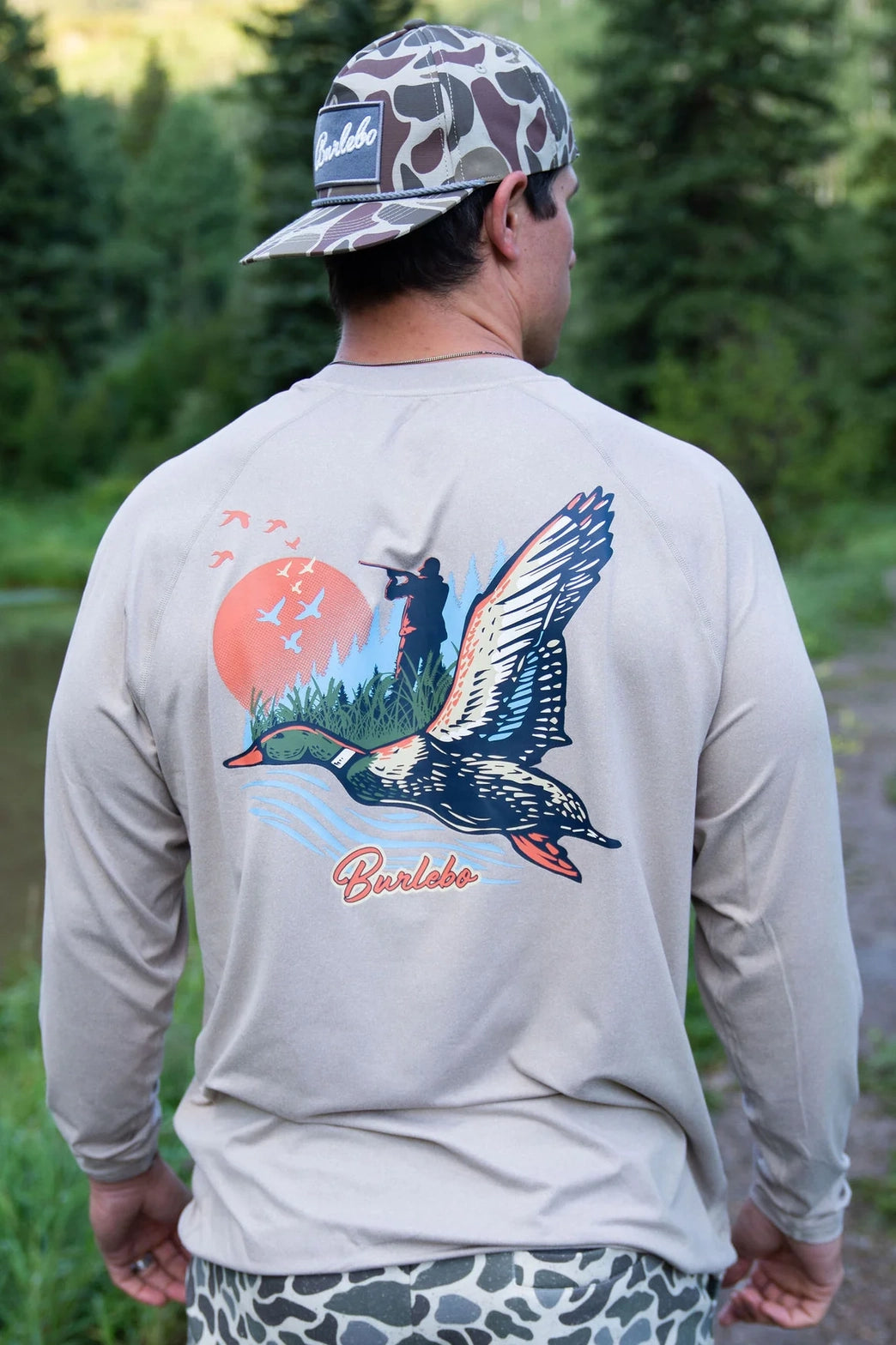 Long Sleeve Performance Sun Tee - Duck Hunter