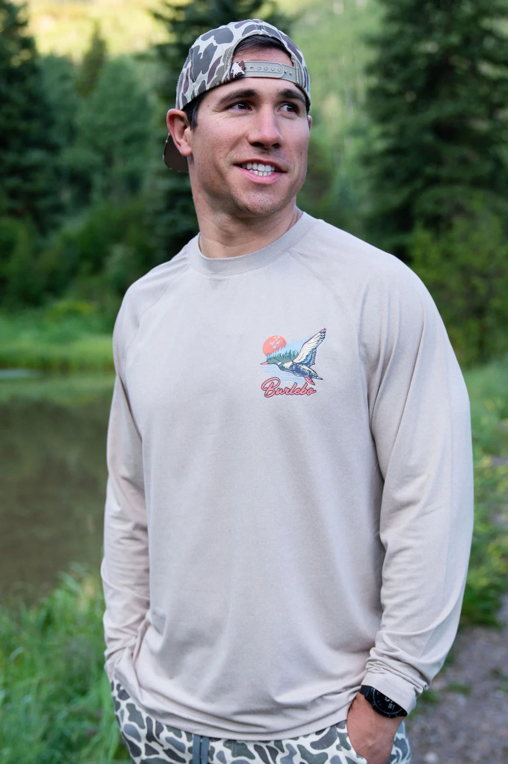 Long Sleeve Performance Sun Tee - Duck Hunter