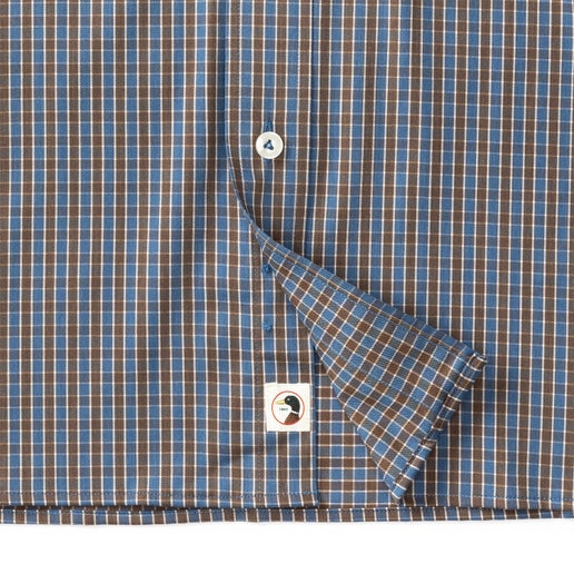 Macon Performance Plaid Button Up