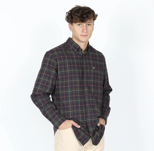 Hadley Brushed Cotton Flannel Button Up